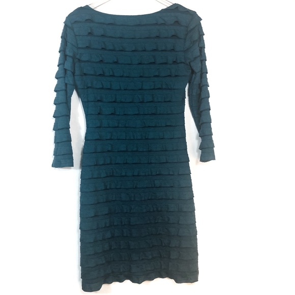 Max Studio Tiered Long Sleeve Midi Dress NWT - Picture 5 of 5